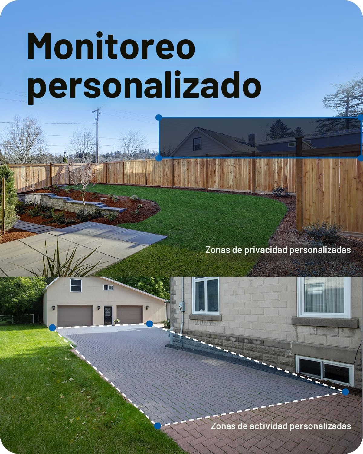 Tapo Cámara de seguridad inalámbrica al aire libre de la pan\/de la...
