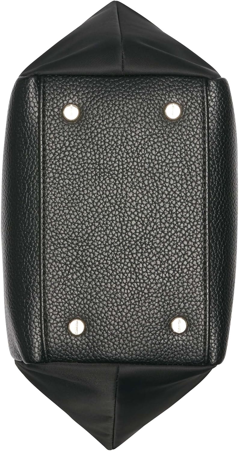 Calvin Klein Mini bolso cruzado de mármol con triple compartimento