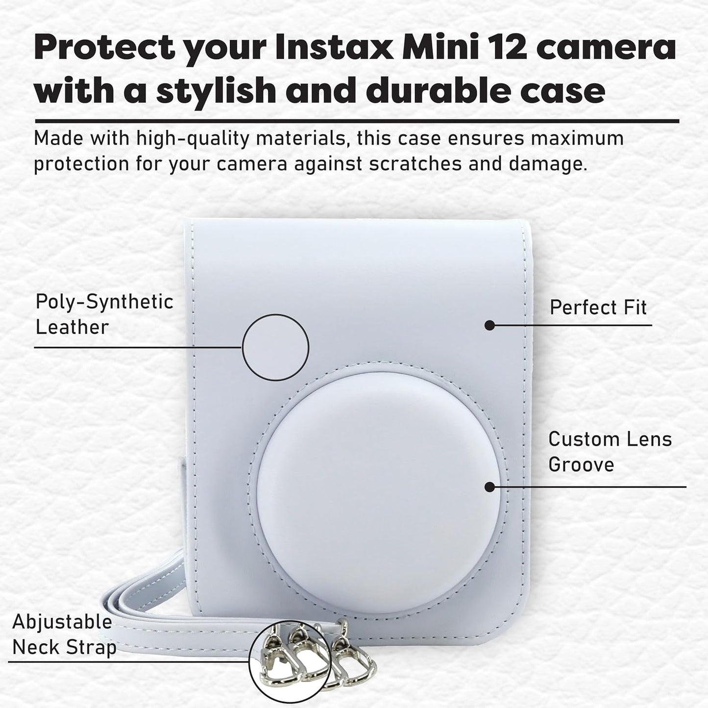 Fujifilm - Paquete de cámara instantánea Instax Mini 12 con películ...
