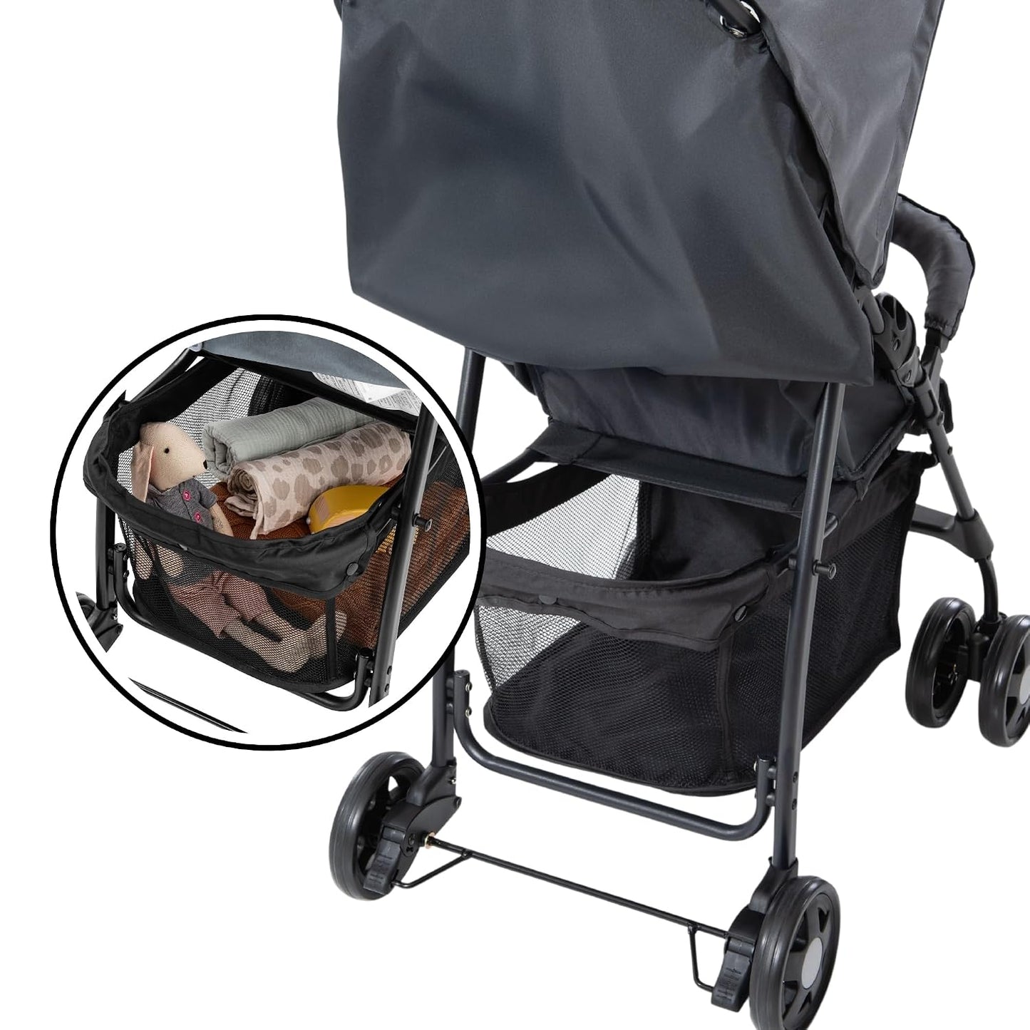 hauck Cochecito de viaje ligero y compacto plegable para bebé\/niño...