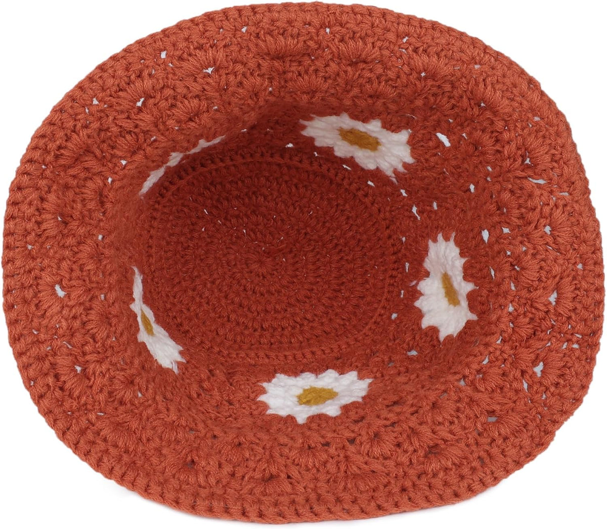 Sombrero de pescador de punto plegable para mujer, diseño de margar...