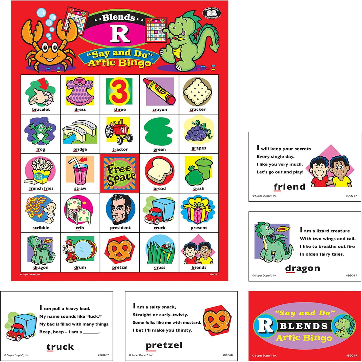 Super Duper Publications | Juego de sonidos Say and Do® Artic Bingo...
