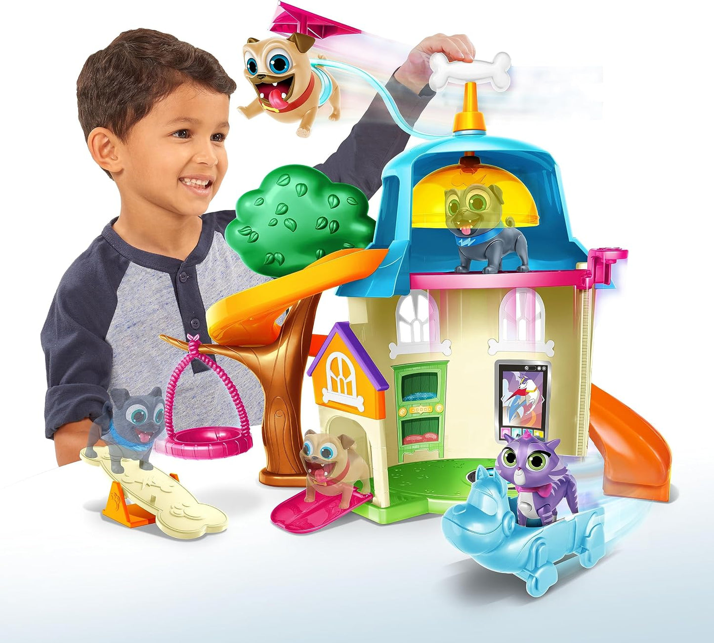 Just Play Dog Puppy Pals jeugo de casa, multicolor