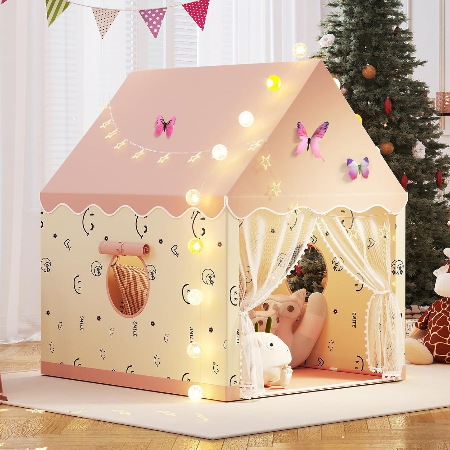 Tienda de campaña para niños, tienda de campaña de princesa para in...