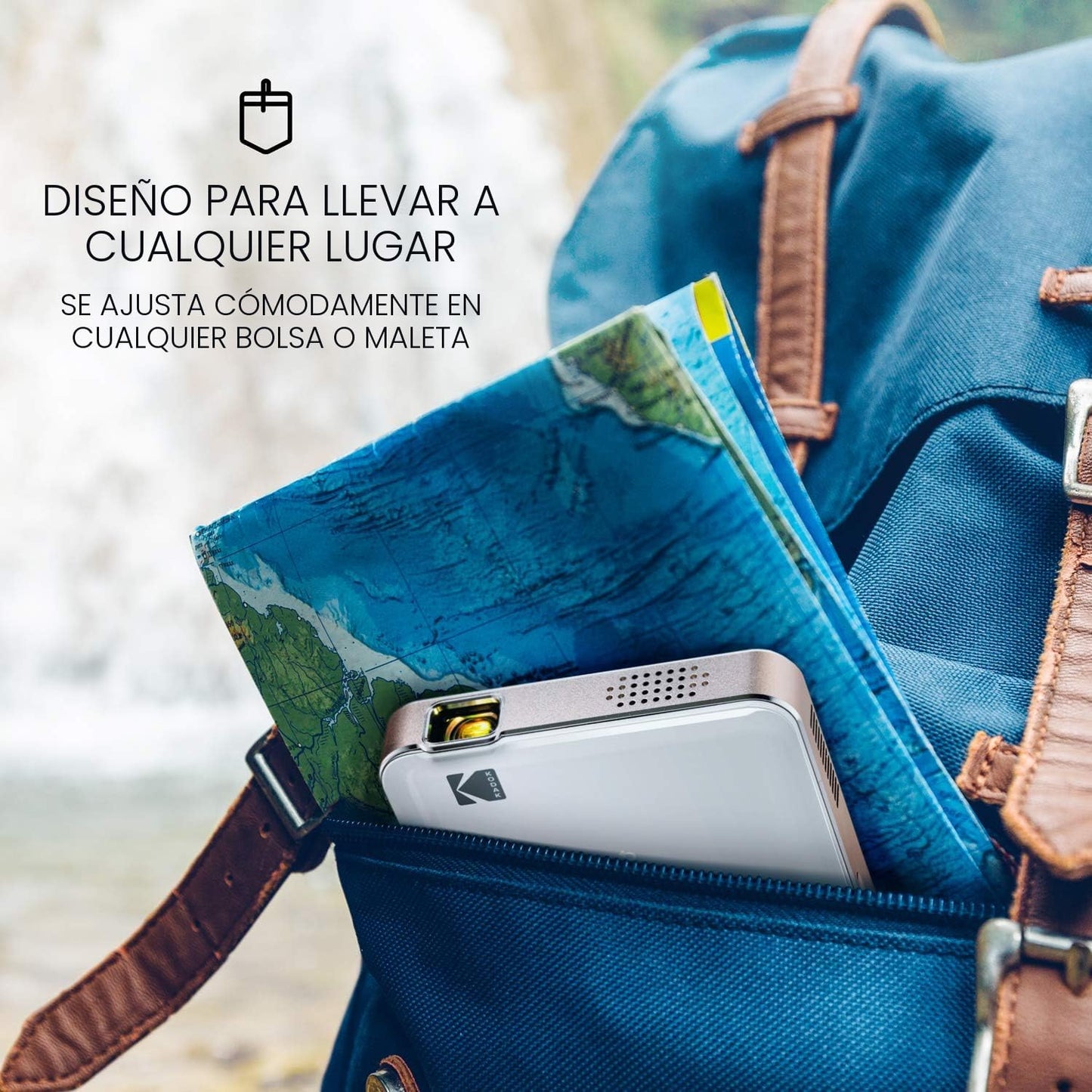 KODAK Luma 150 Ultra Mini Pocket Pico Proyector - Batería recargabl...