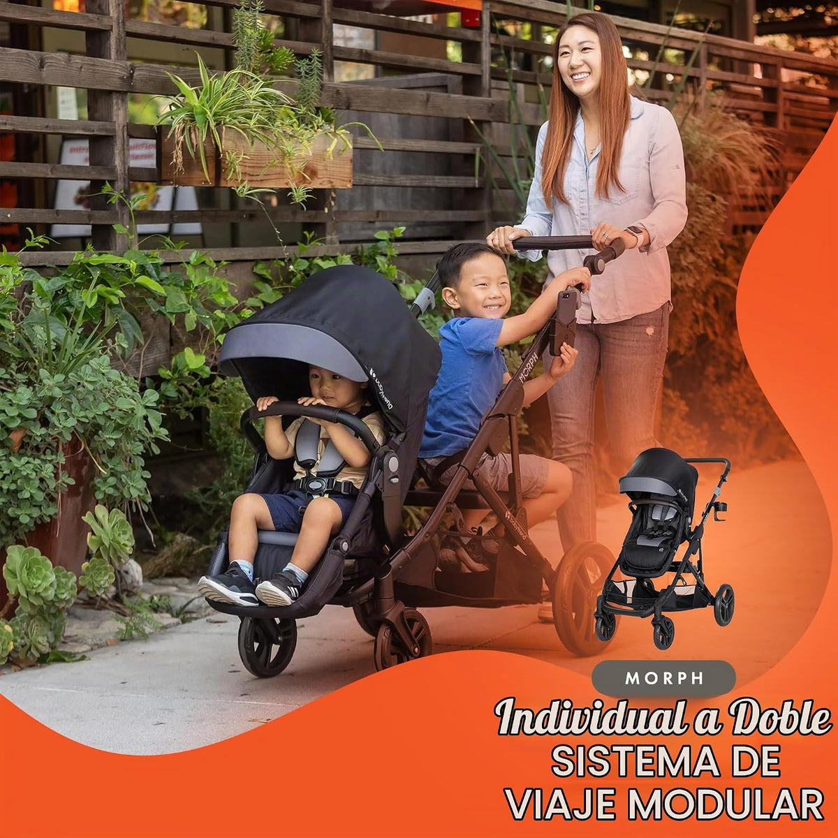 Baby Trend - Cochecito individual a doble y asiento de coche EZ-Lif...