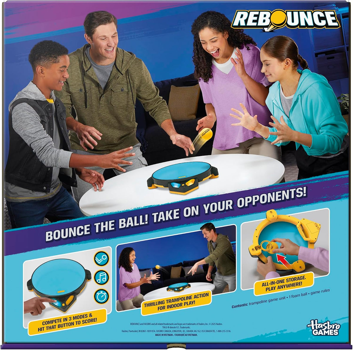 Hasbro Games Rebounce Game | Juego de acción electrónico para inter...