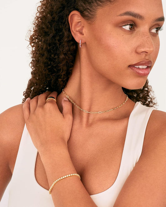 PAVOI Collar ajustable con cadena Fígaro y espiga de serpiente con...