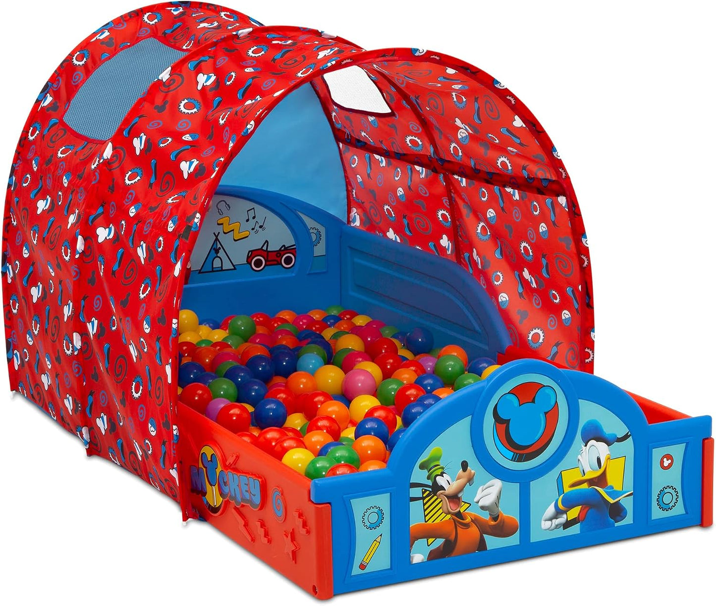 Delta Children - Cama para dormir y jugar para niños pequeños con t...