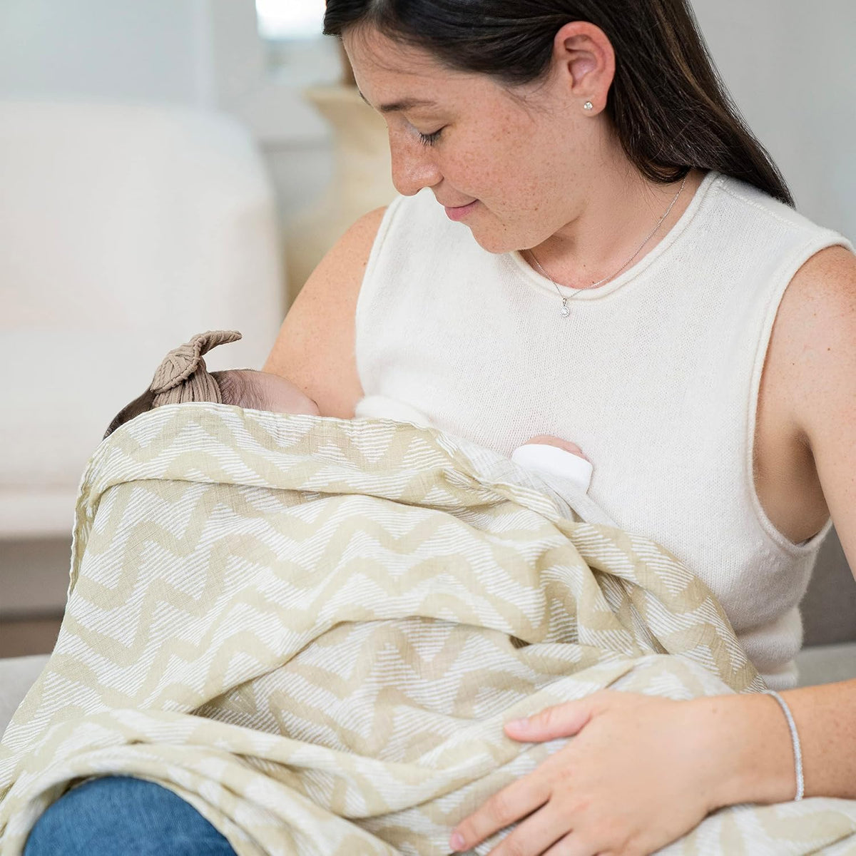 aden + anais Essentials - Mantas de muselina para bebés niñas y niñ...