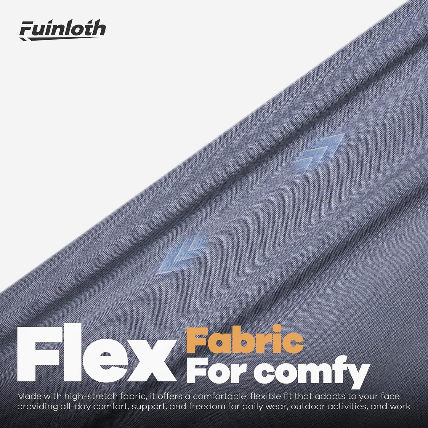 Fuinloth Polaina para el cuello, paquete de 6 unidades de máscara f...