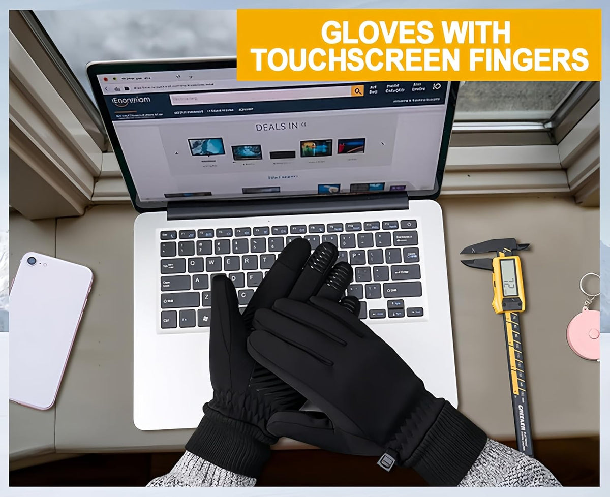 FEWTUR Guantes de invierno para hombres y mujeres en clima frío - G...
