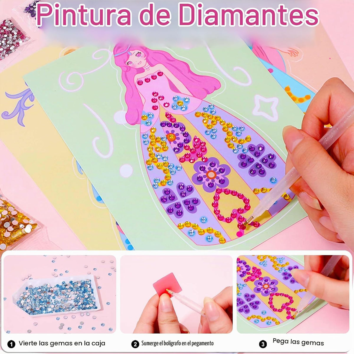 iGetooy Juego de disfraces 4 en 1, maquillaje de princesa fantasía,...