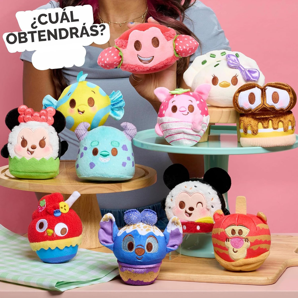 Disney Munchlings Paquete de 2 Peluches Coleccionables con Aroma de...