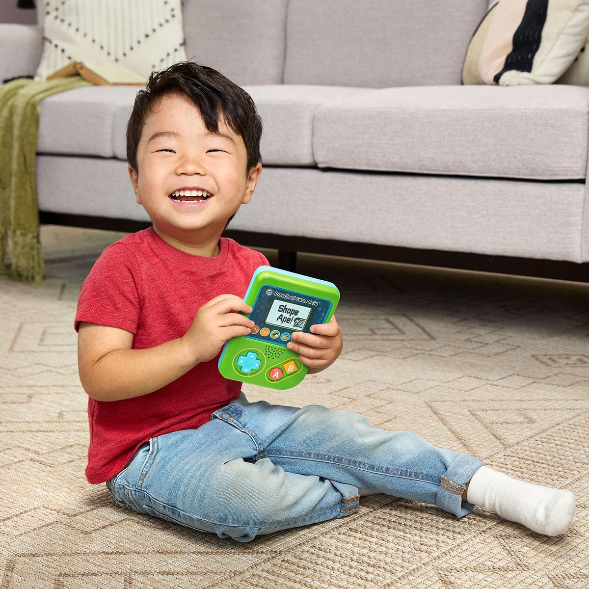 LeapFrog Juguete de videojuego de mano preescolar Game and Go, verde