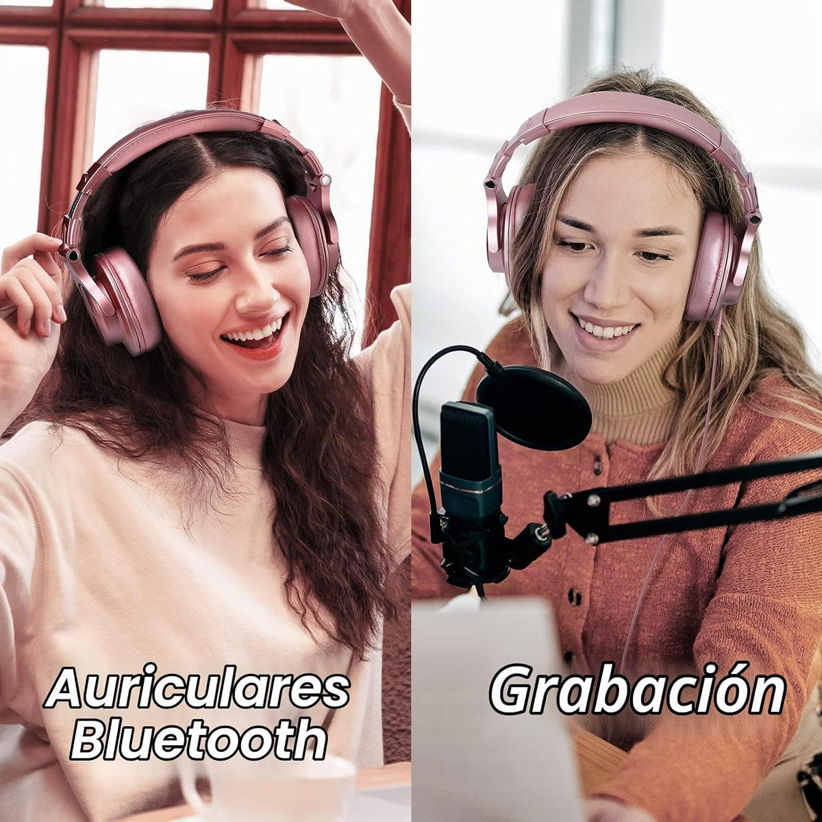 OneOdio A70 Auriculares Bluetooth para oído, auriculares inalámbric...