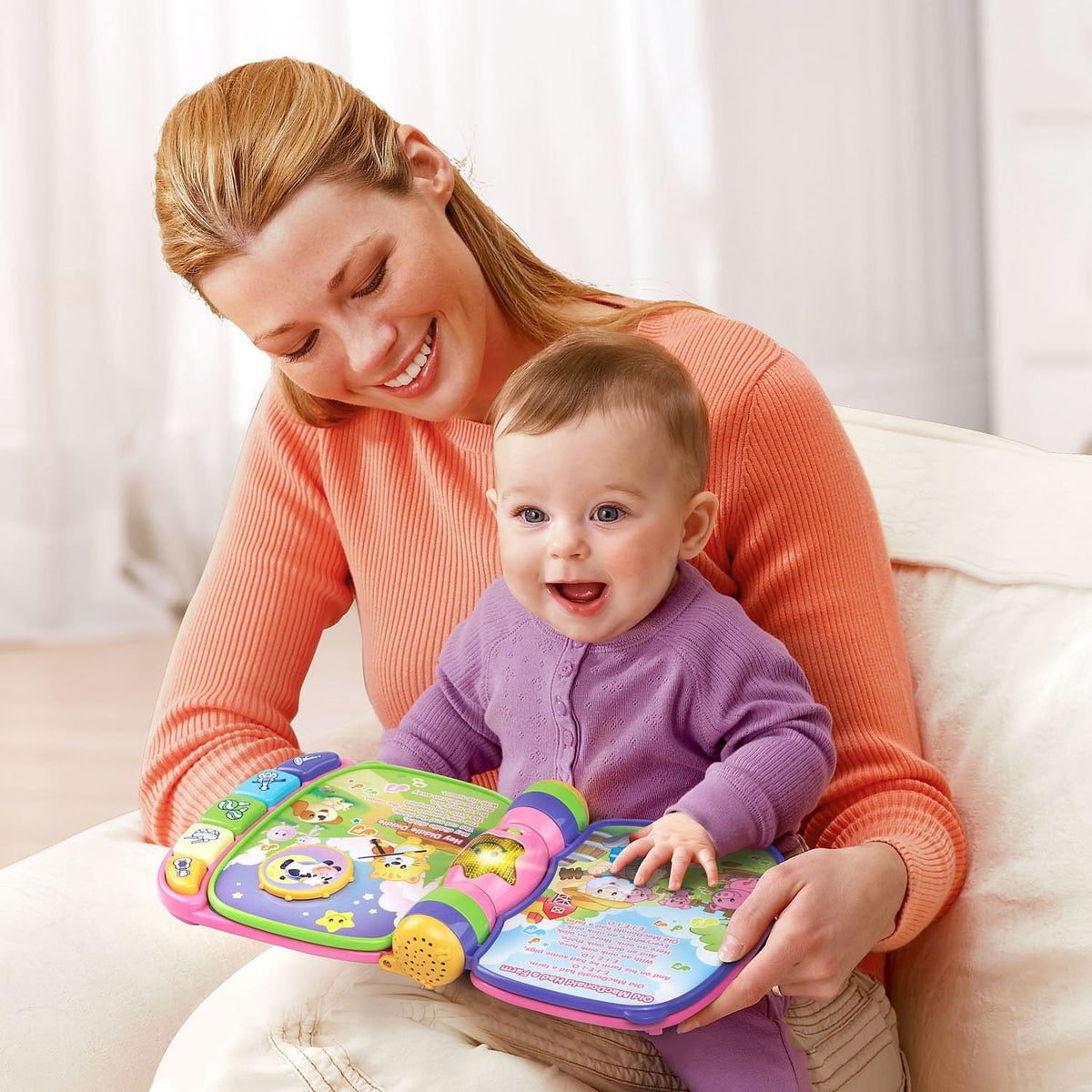 Libro de Rimas Musicales VTech Exclusivo Online, color rosa