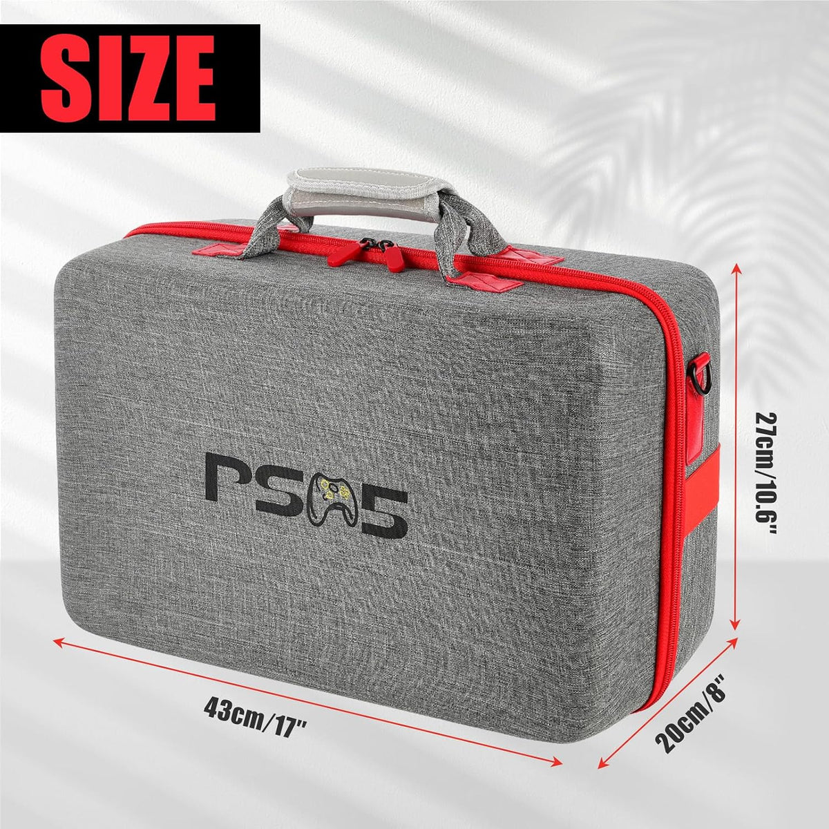 PSCHUNYD Estuche de transporte rígido compatible con PS5, estuche d...