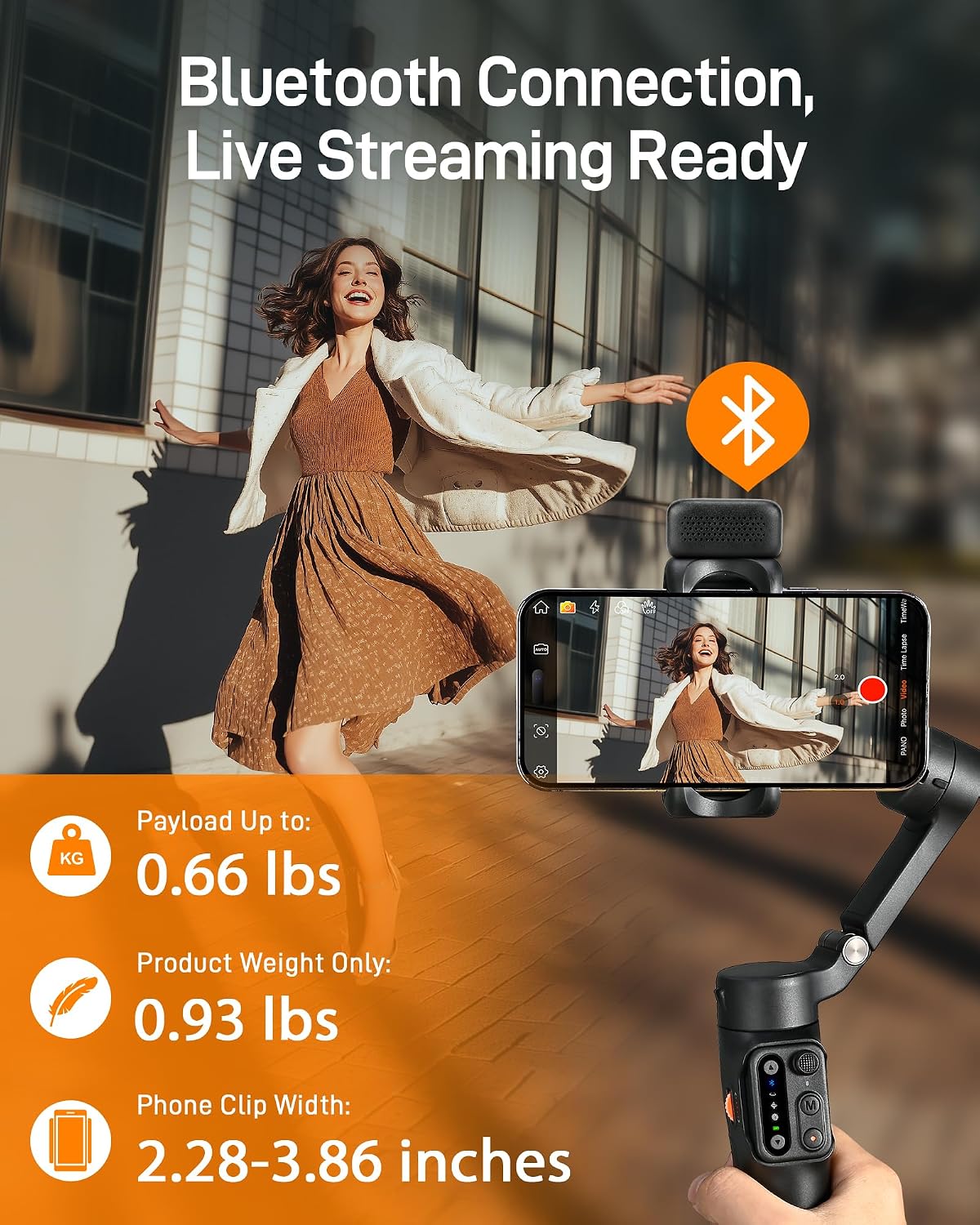 hohem iSteady X3 - Estabilizador de cardán mejorado para iPhone con...