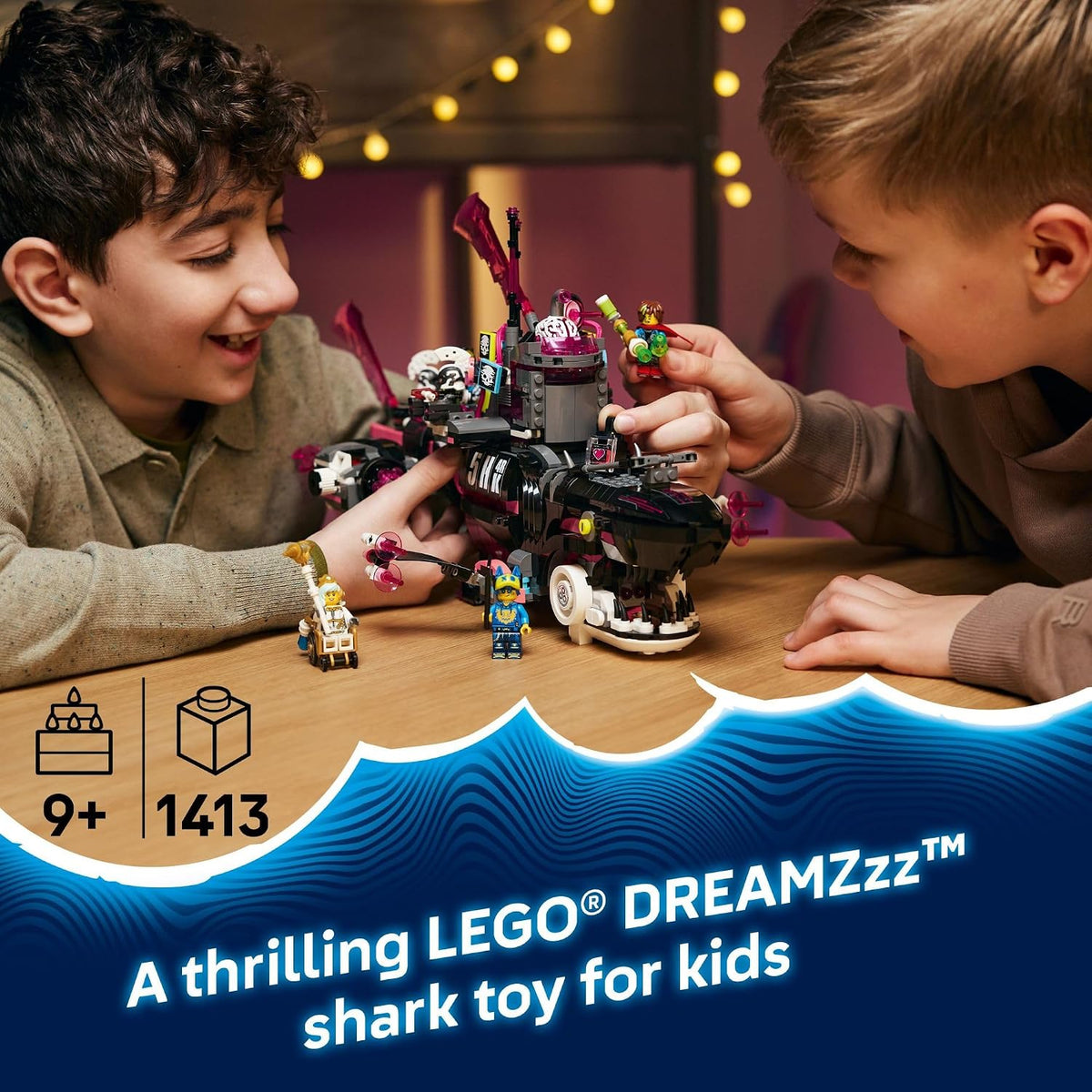 LEGO DREAMZzz - Juguete de construcción submarino de tiburón pesadi...