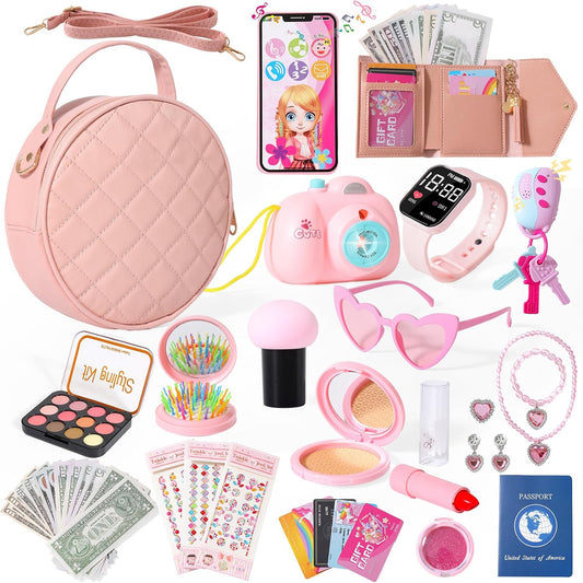 Kagenmi Bolso de Juego para Niñas Pequeñas, 39 Piezas Bolso de Niña...