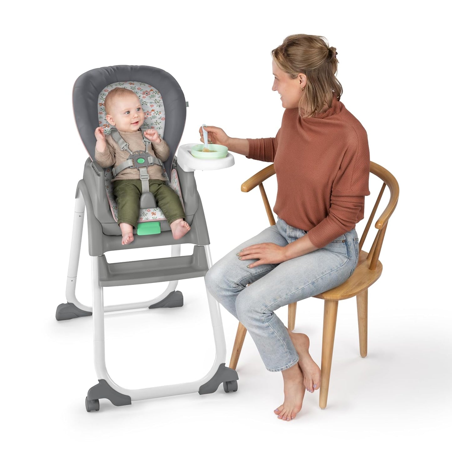 Ingenuity Full Course - Silla alta 6 en 1, bebé a 5 años, 6 modos c...