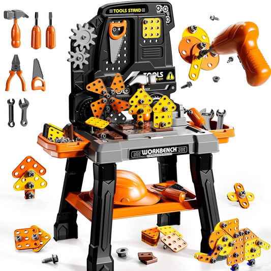 KIZONLY Juego de Juguetes de Herramientas para Niños con Sonido de...