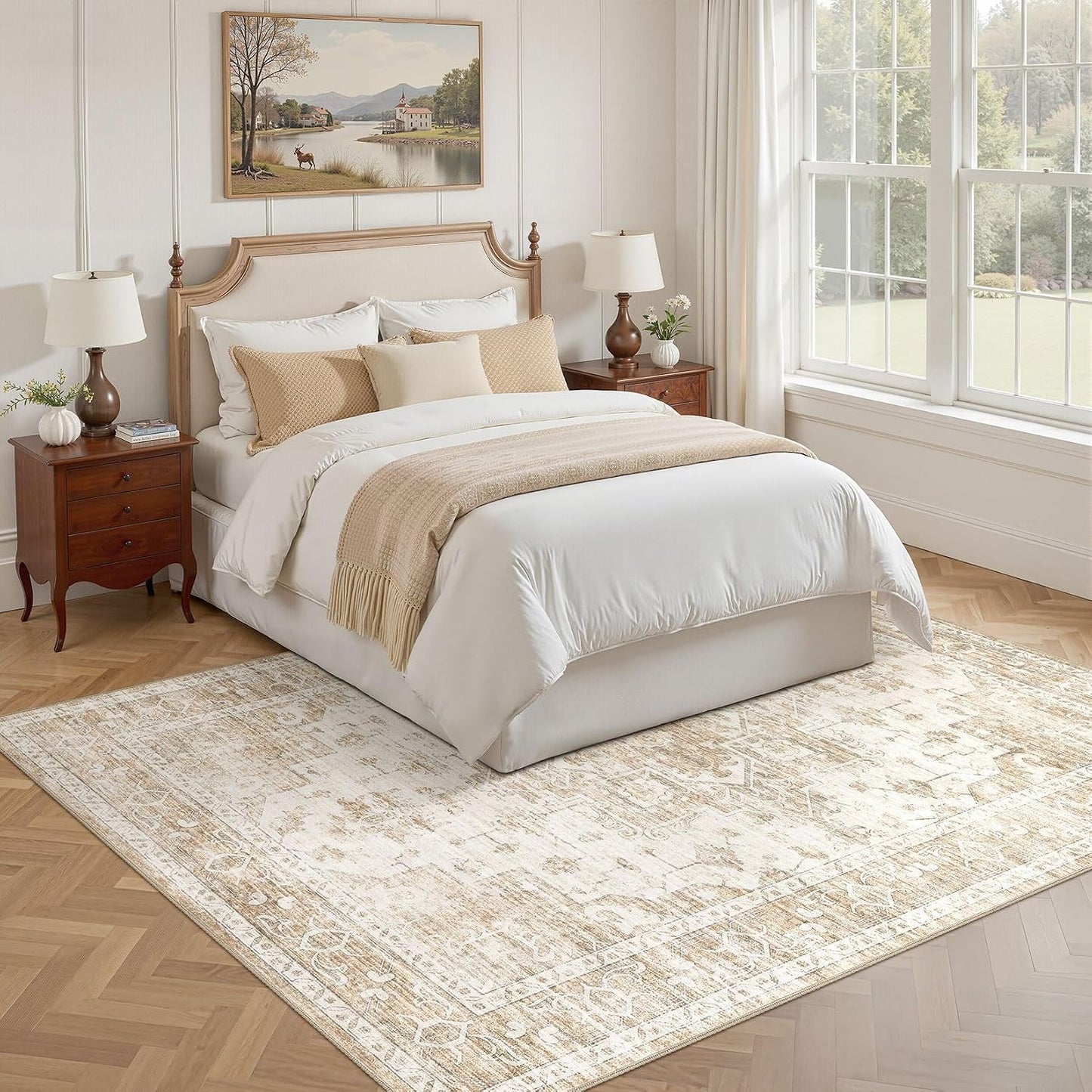 ELLIUNE Alfombras lavables de 6 x 9 pies, suaves, grandes, de 6 x 9...