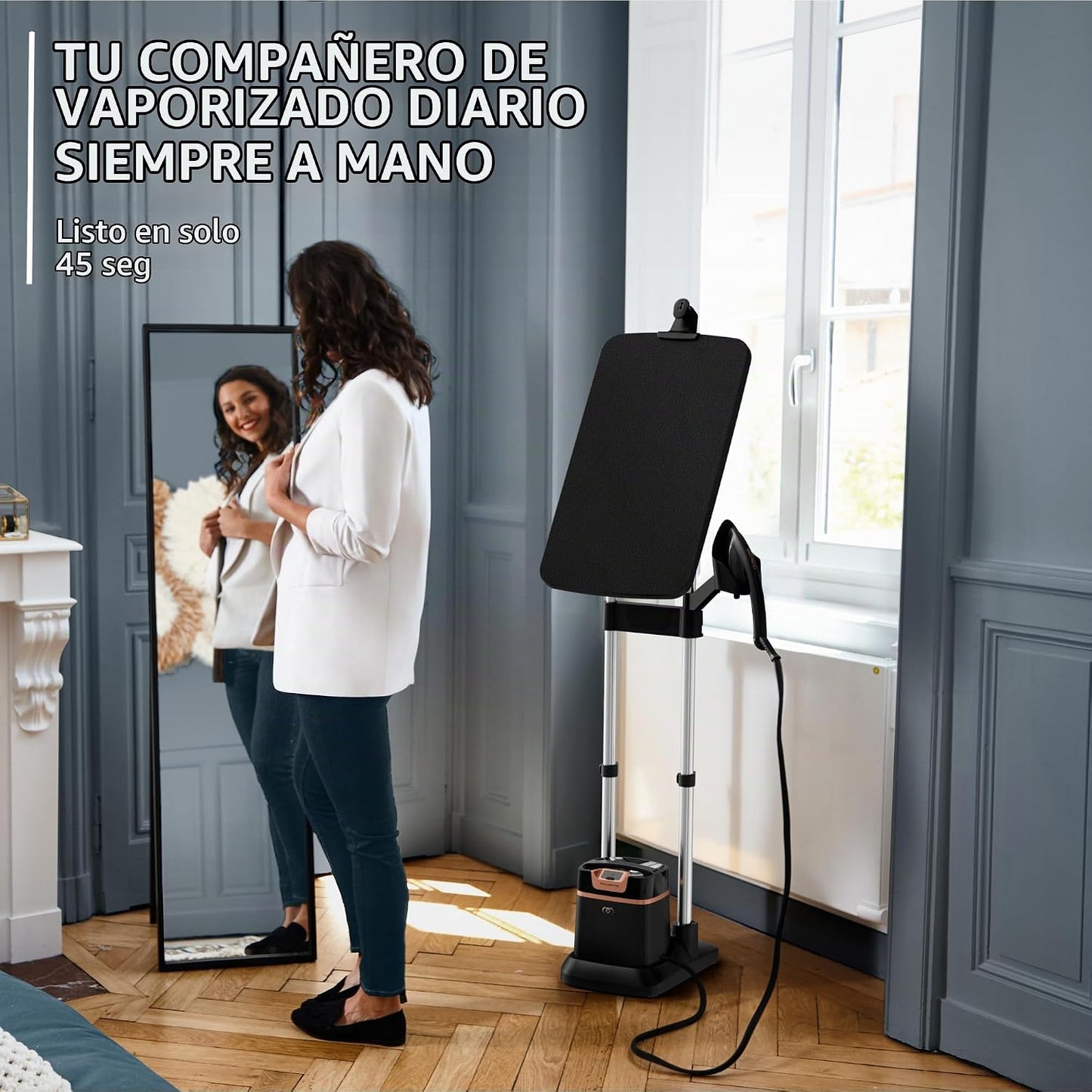 Rowenta IXEO - Vaporizador para ropa con tabla de planchar de 65 pu...