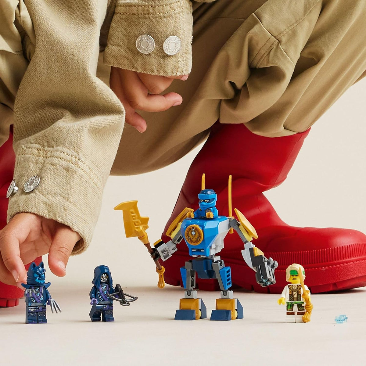 Paquete de aventura de juguete de batalla de mecha de Jay de LEGO N...