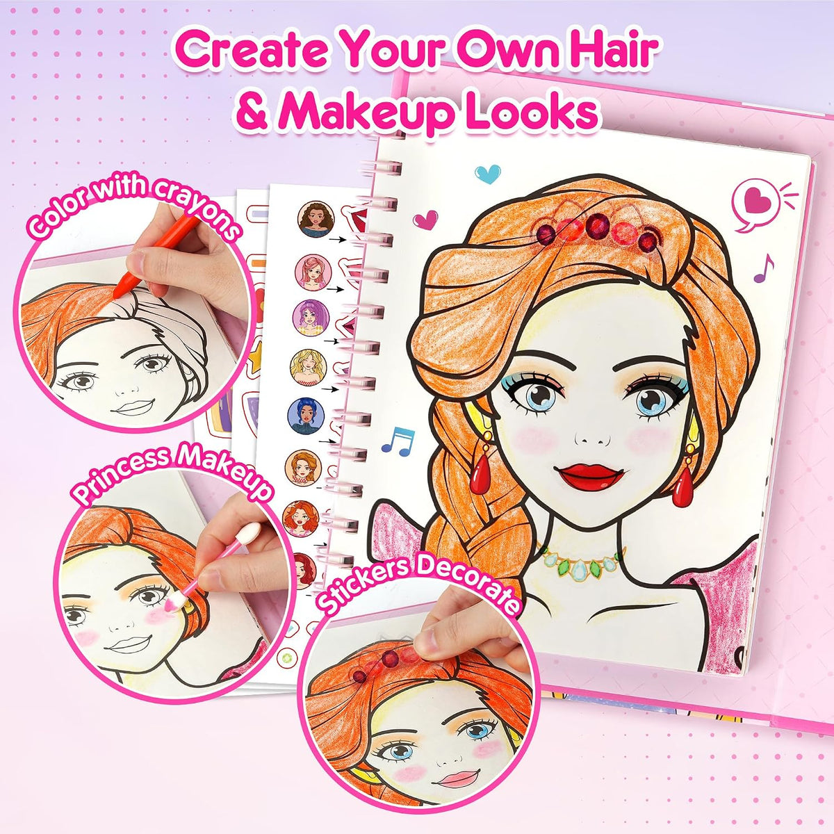 Mocoosy Kit de Manualidades de Maquillaje para Niñas de 6-8 Años, L...