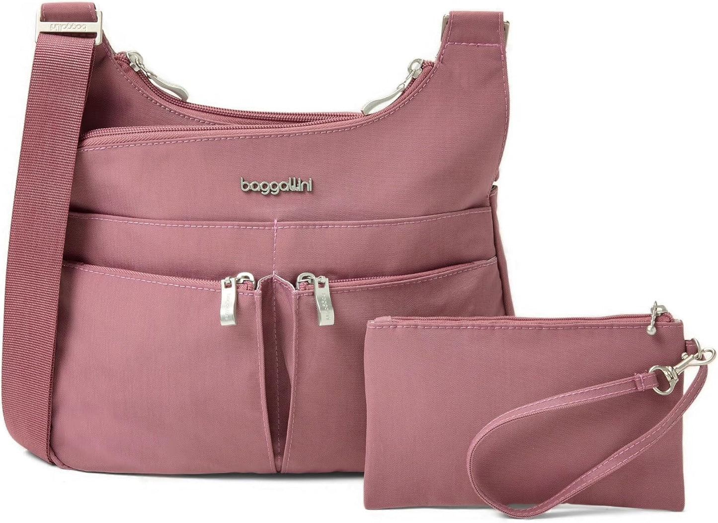 Baggallini Crossbody Travel Bag 11x8.5 Lightweight Water-resistant...