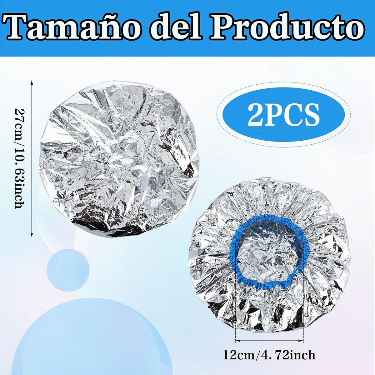 2 tapas térmicas para acondicionamiento profundo, para tratamiento...