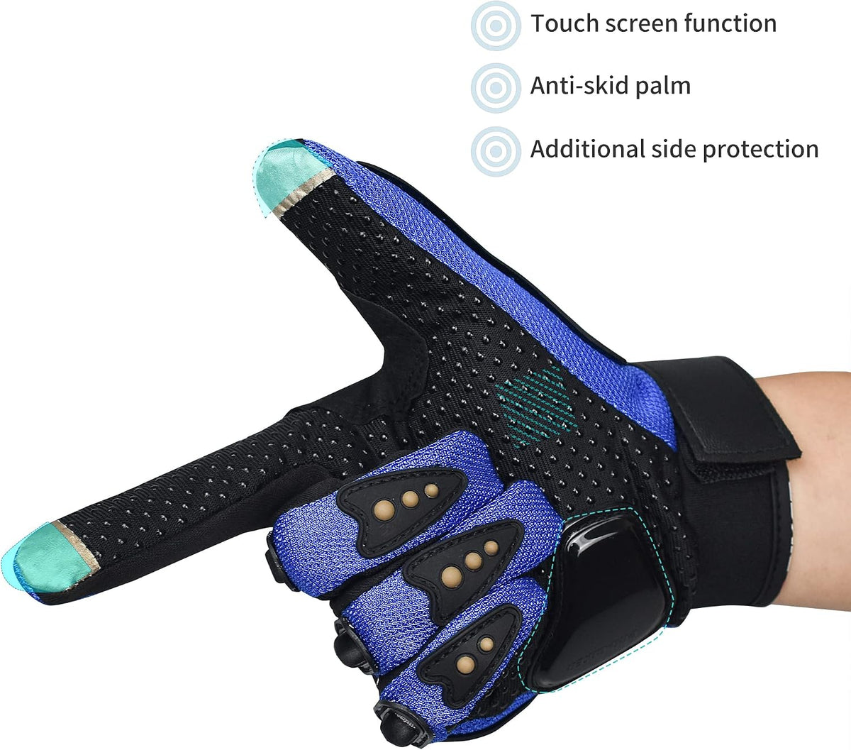 CHCYCLE Guantes de motocicleta Pantalla táctil Verano Motorbike pow...