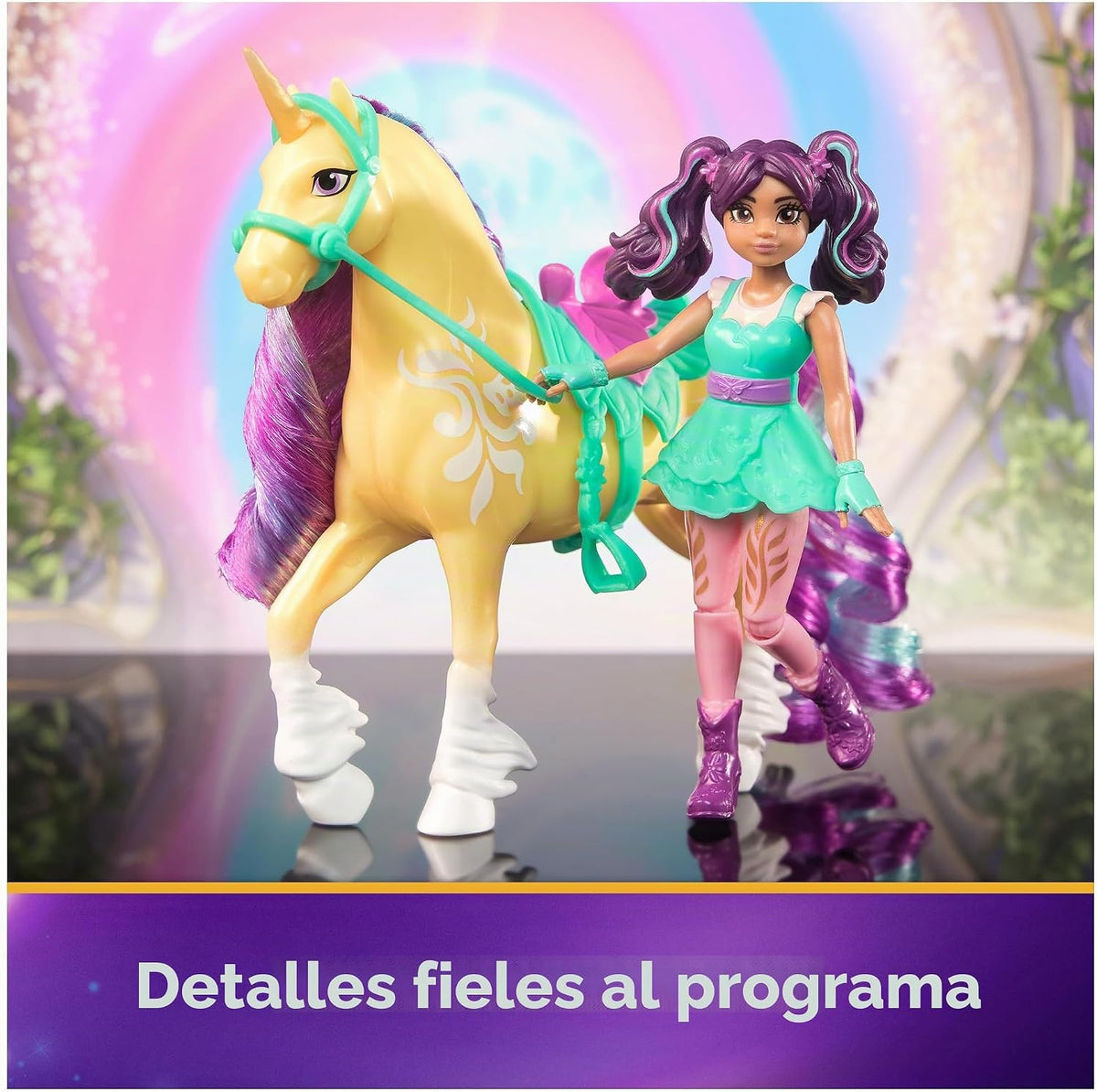 Unicorn Academy Ava &amp; Leaf, 2 accesorios, muñecas y juguetes de...