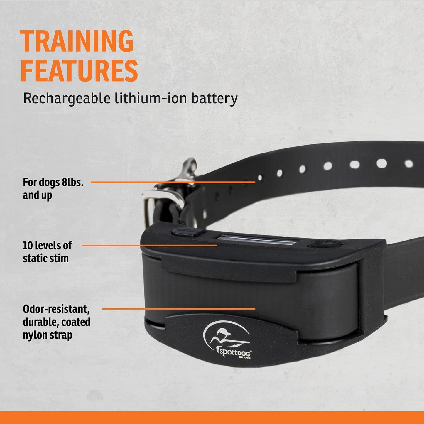 SportDOG NoBark SBC-R - Collar impermeable, ligero y programable de...