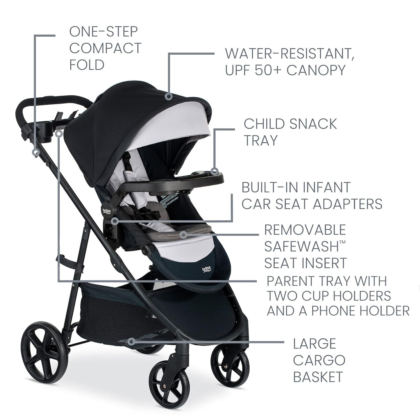 Britax Willow Brook S+ Sistema de viaje para bebé, combinación de s...