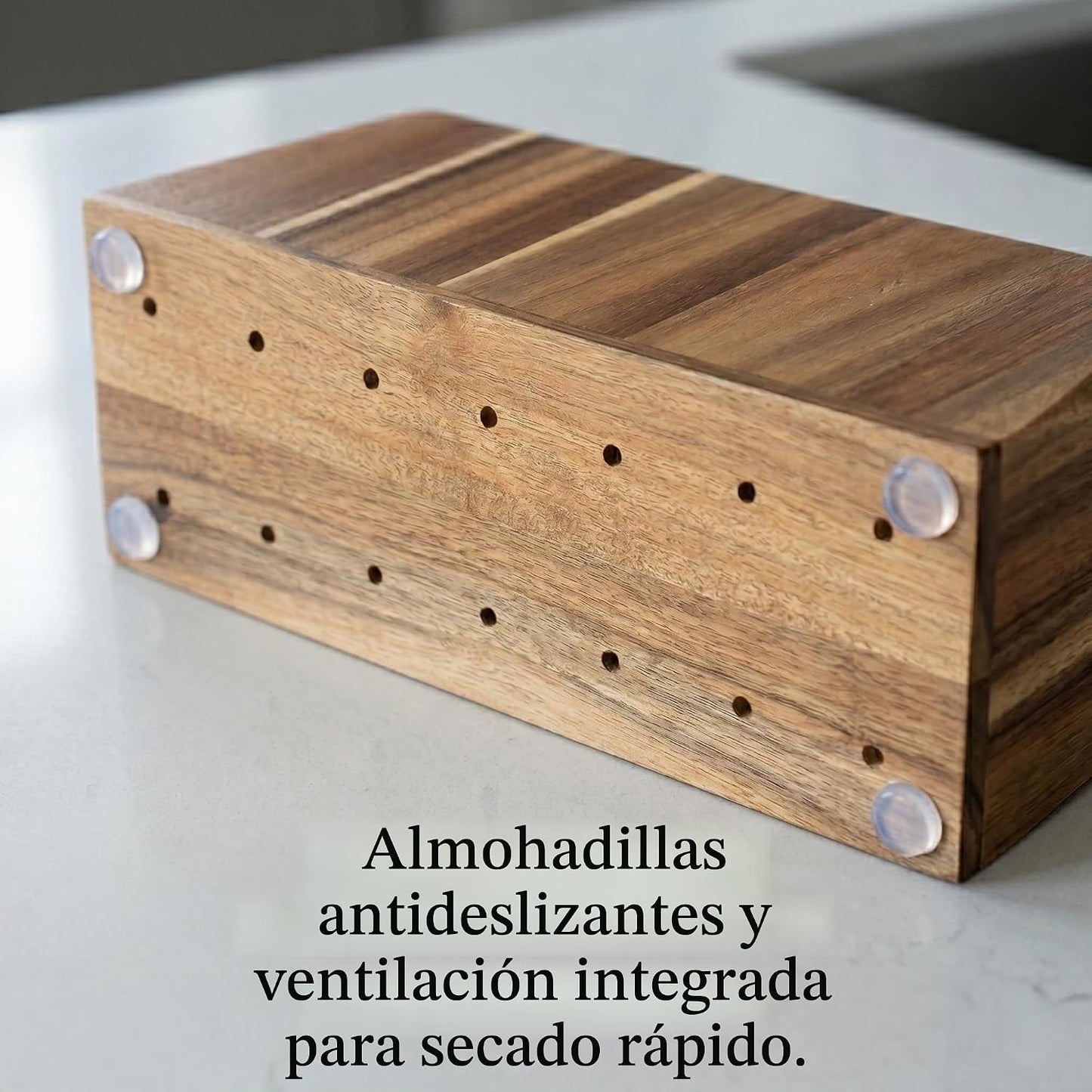 Soporte para utensilios de cocina extra grande para encimera, sopor...