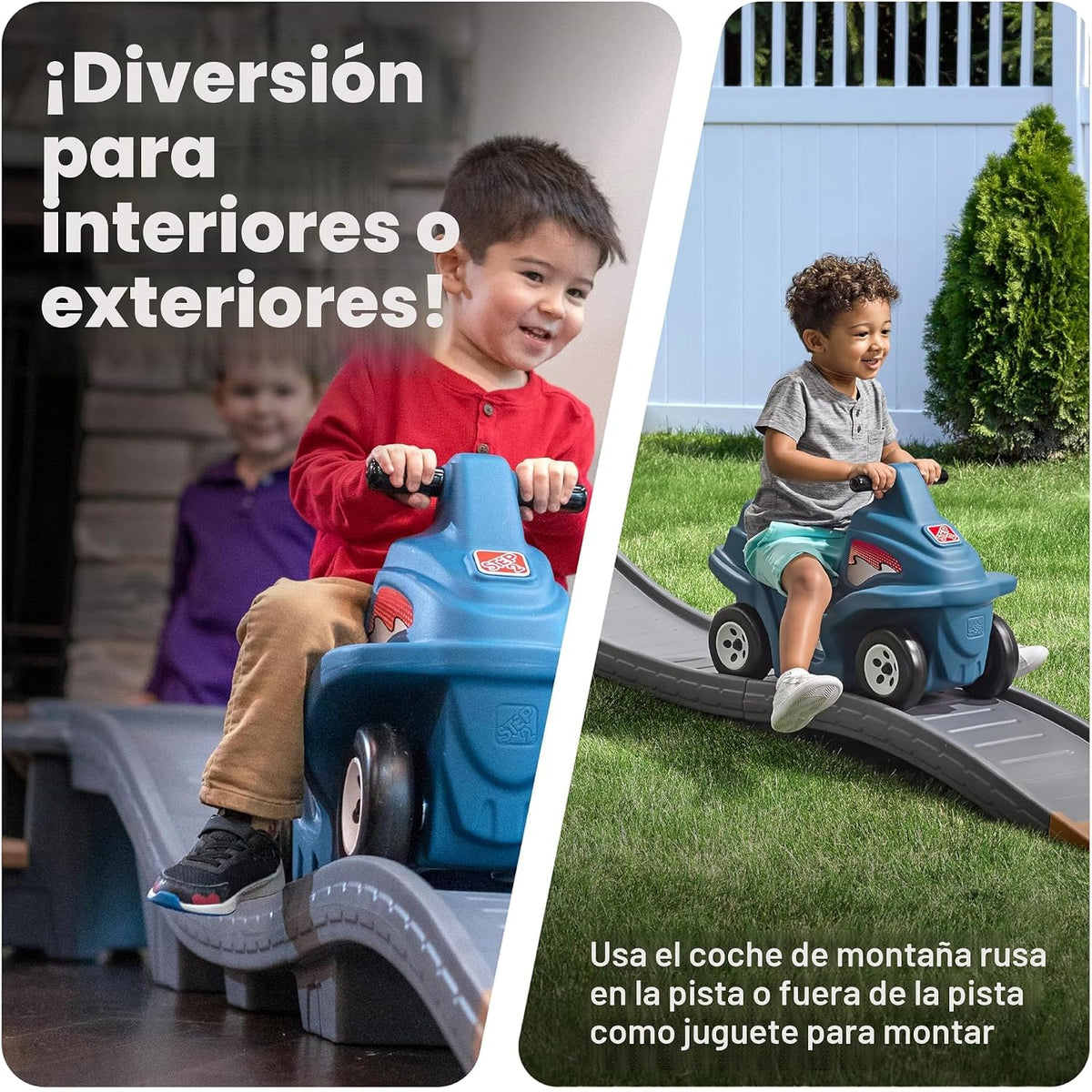 Step2 Up &amp; Down Montaña Rusa Juguete de Montar para Niños, Auto...