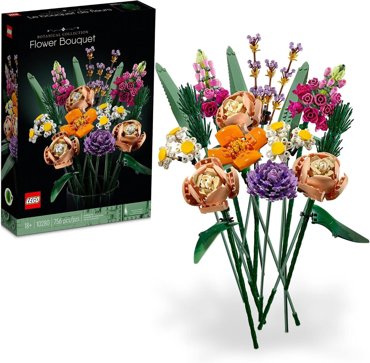 LEGO Botanicals Juego de Construcción Ramo de Flores - Flores Artif...