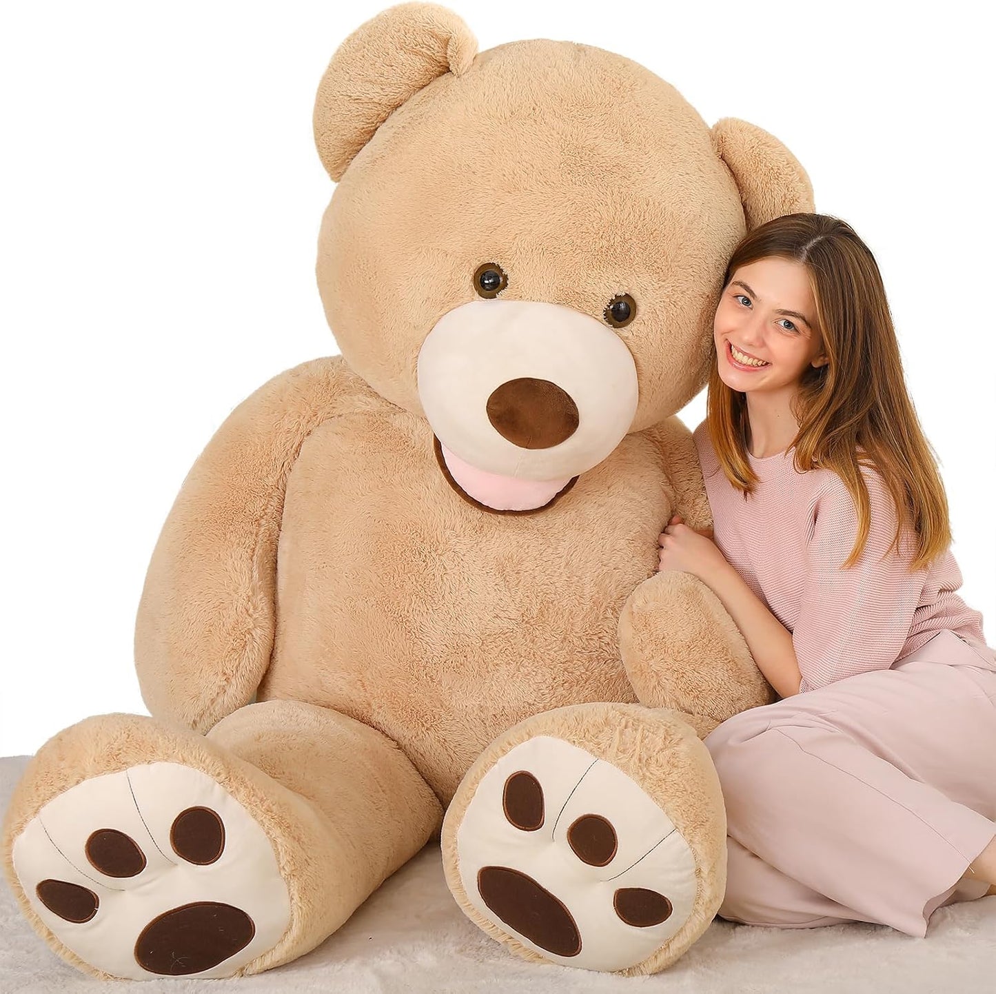 MaoGoLan Oso de peluche gigante, animal de peluche de 5 pies, peluc...