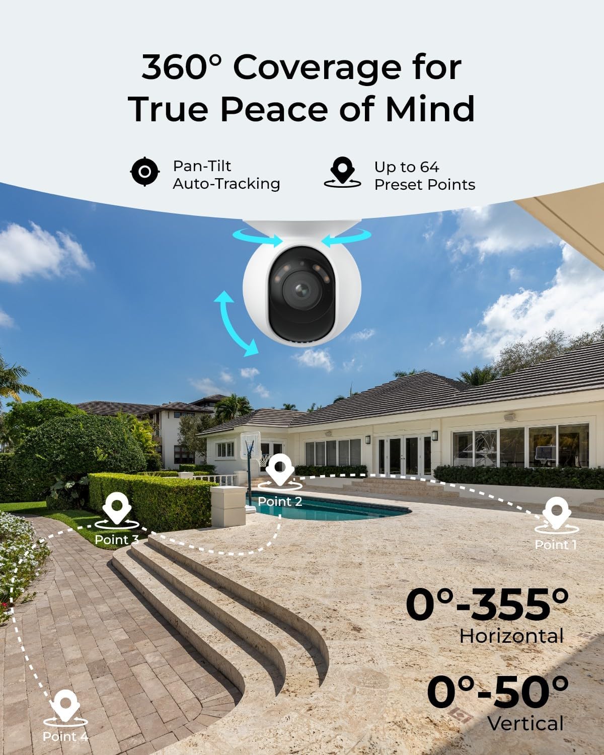 REOLINK E1 al aire libre SE PoE 4K cámara al aire libre para la seg...