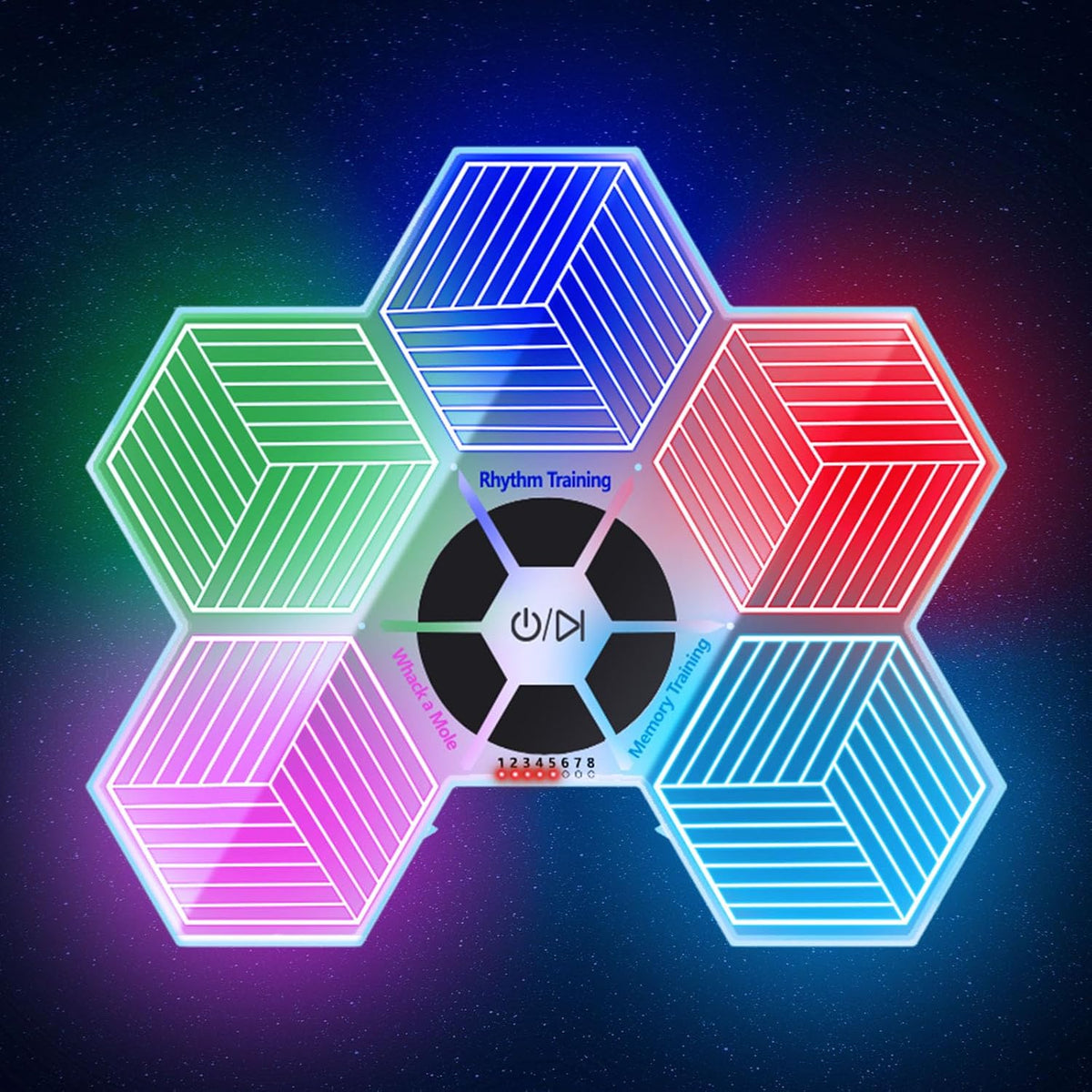 ETPlanet Juego de memoria iluminado, juguetes electrónicos de mano...