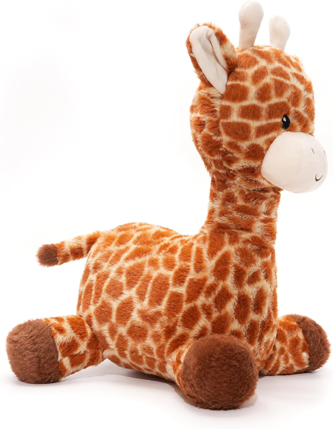 WEIGEDU Juguete de peluche de jirafa, 15,3 pulgadas | Ojos bordados...
