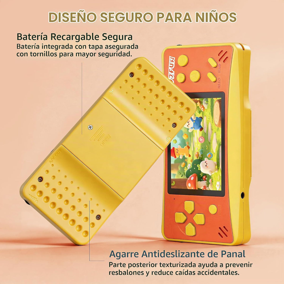 168 Reproductor de videojuegos incorporado Plug &amp; Play de mano...