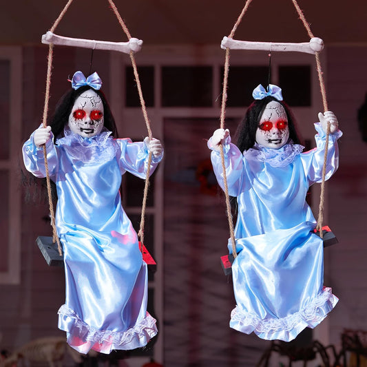 JOYIN 2 piezas de fantasmas colgantes para decoración de Halloween...