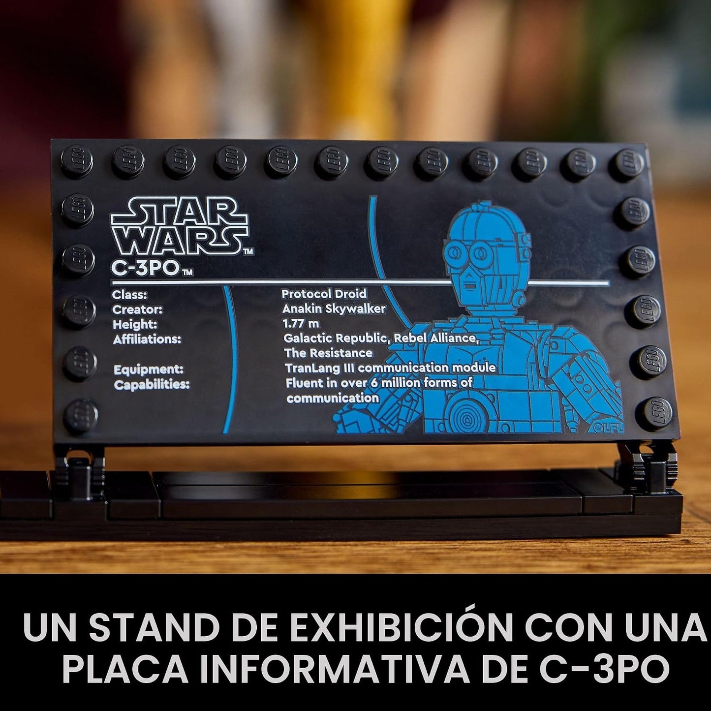 LEGO Star Wars C-3PO Figura de droide construible, modelo de constr...