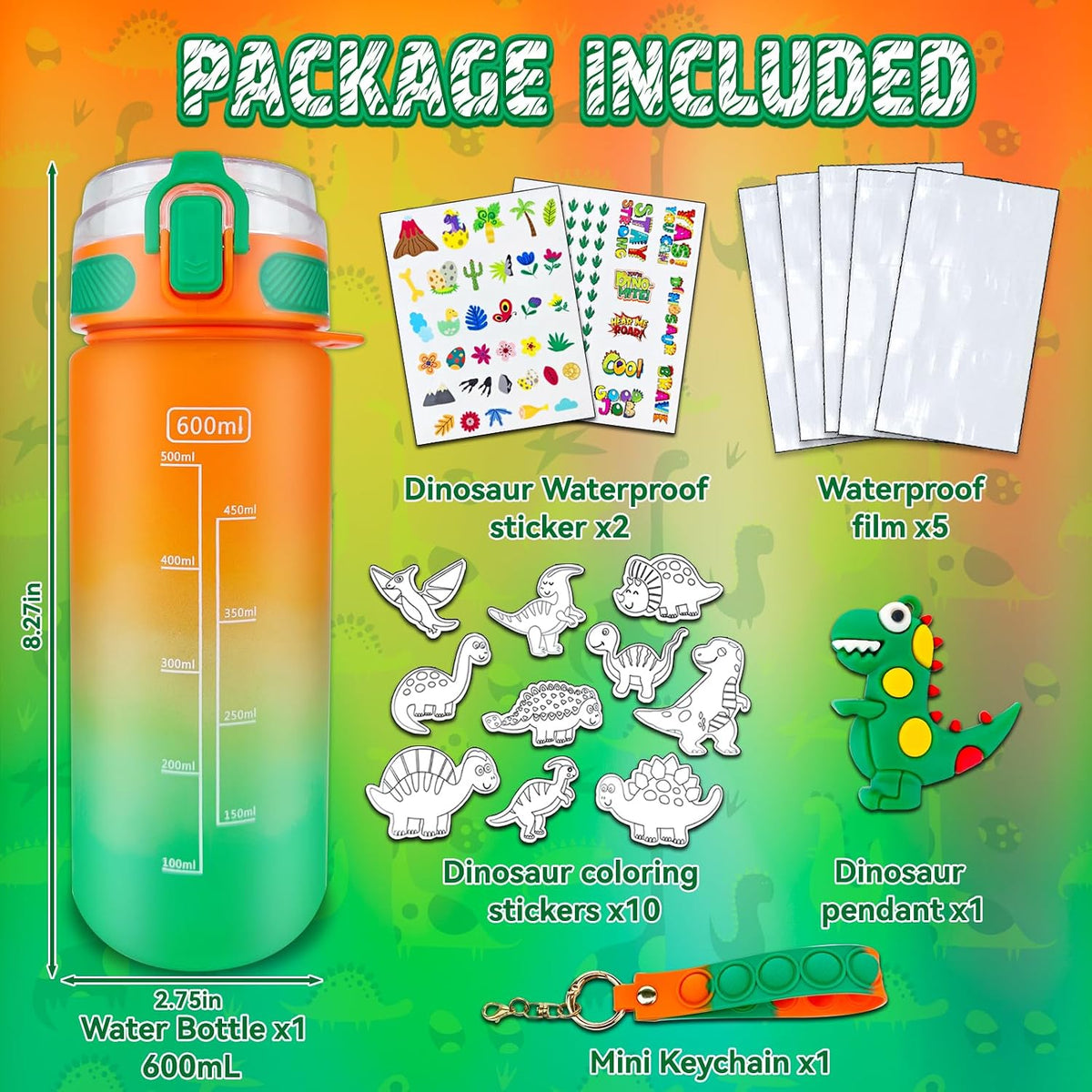 EDSPORTSHOUSE Decora tus propios kits de botellas de agua para niño...