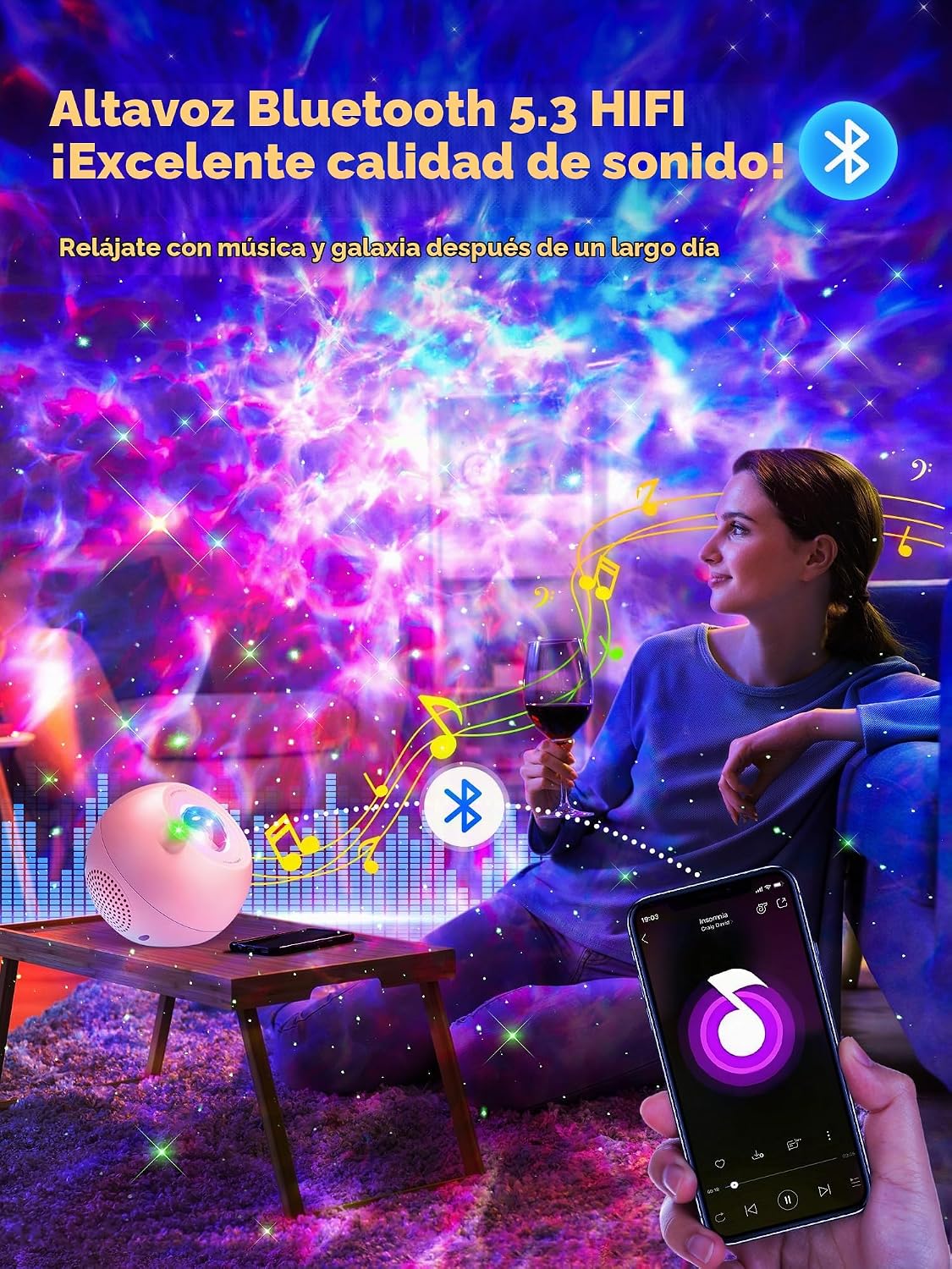 Proyector One Fire Galaxy Regalos para mujeres Regalos para niñas D...
