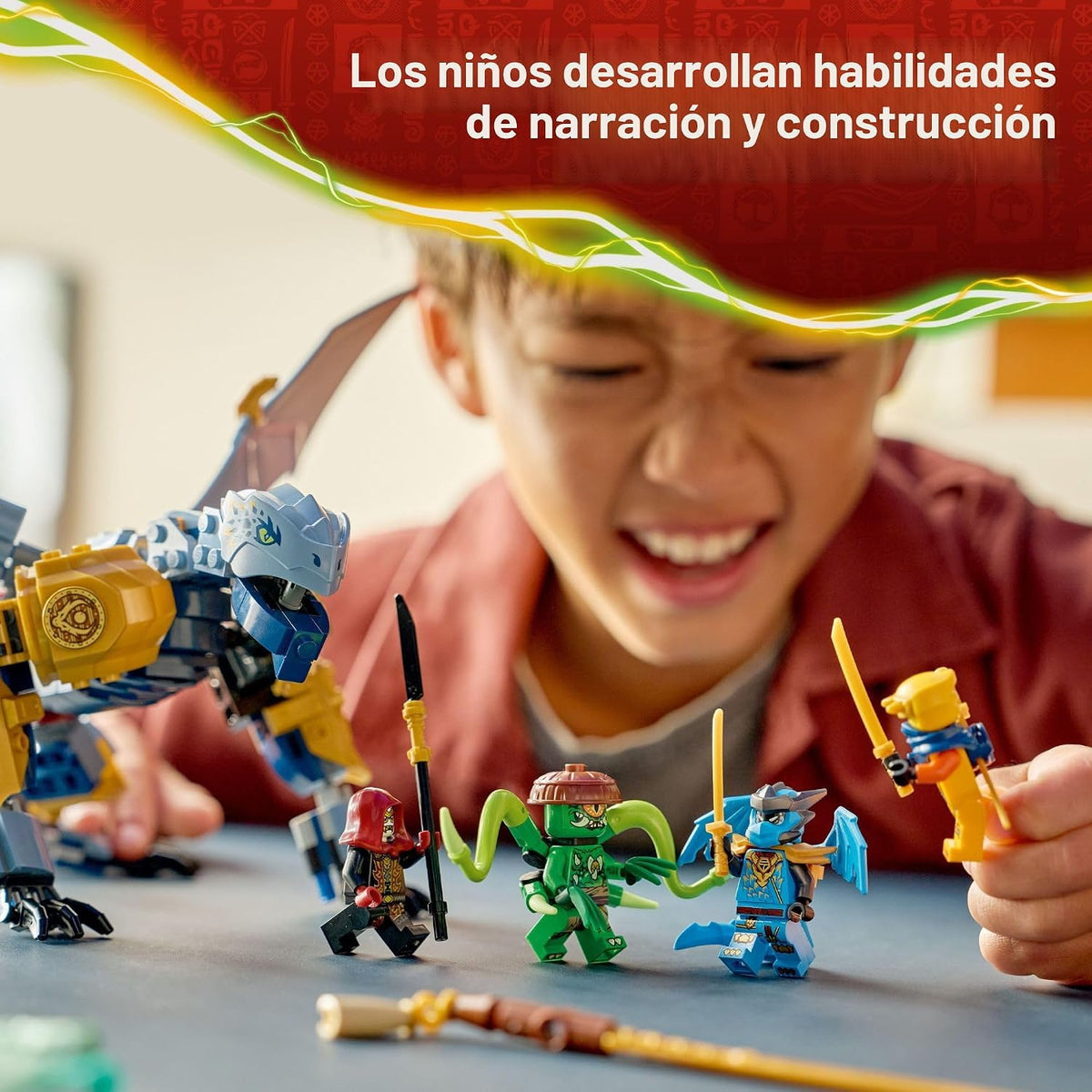 LEGO NINJAGO - Juguete de construcción de batalla del Dragón Ninja...